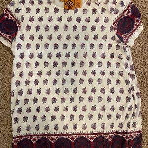 Tory Burch boho tee top shirt M